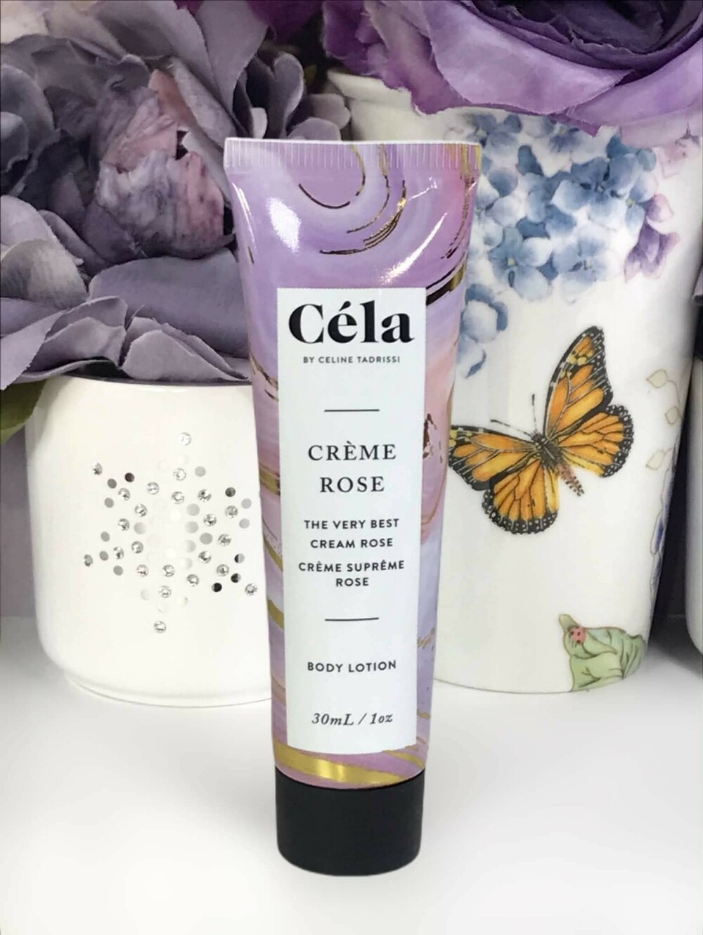 🟢3/$19! Cela Creme Rose Body Lotion Travel Size 30 ml *NEW, Sealed Under Cap